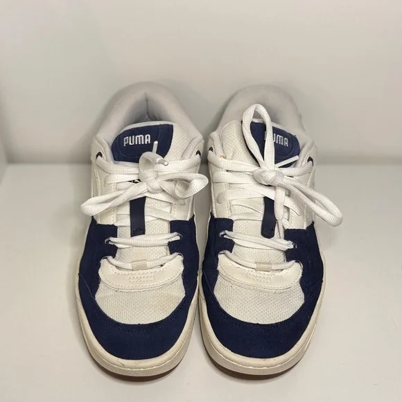 Puma 180 Vapor Grey Navy Sneakers Size M10/W11.5 Y2K Skate Style - Picture 3 of 13